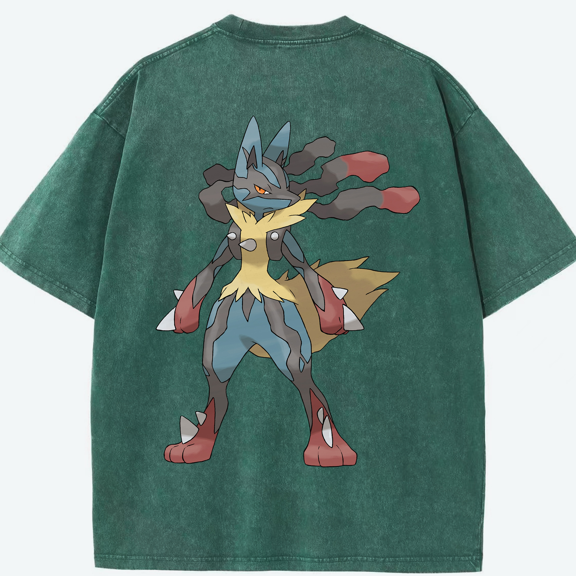 （画像用） ポケットモンスター Pokémon 綿100% ヴィンテージ風 半袖Tシャツ（背面プリント）